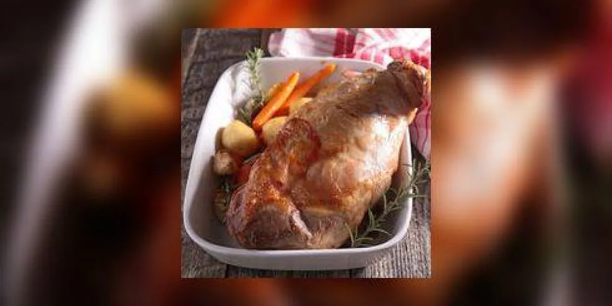 gigot d'agneau et légumes