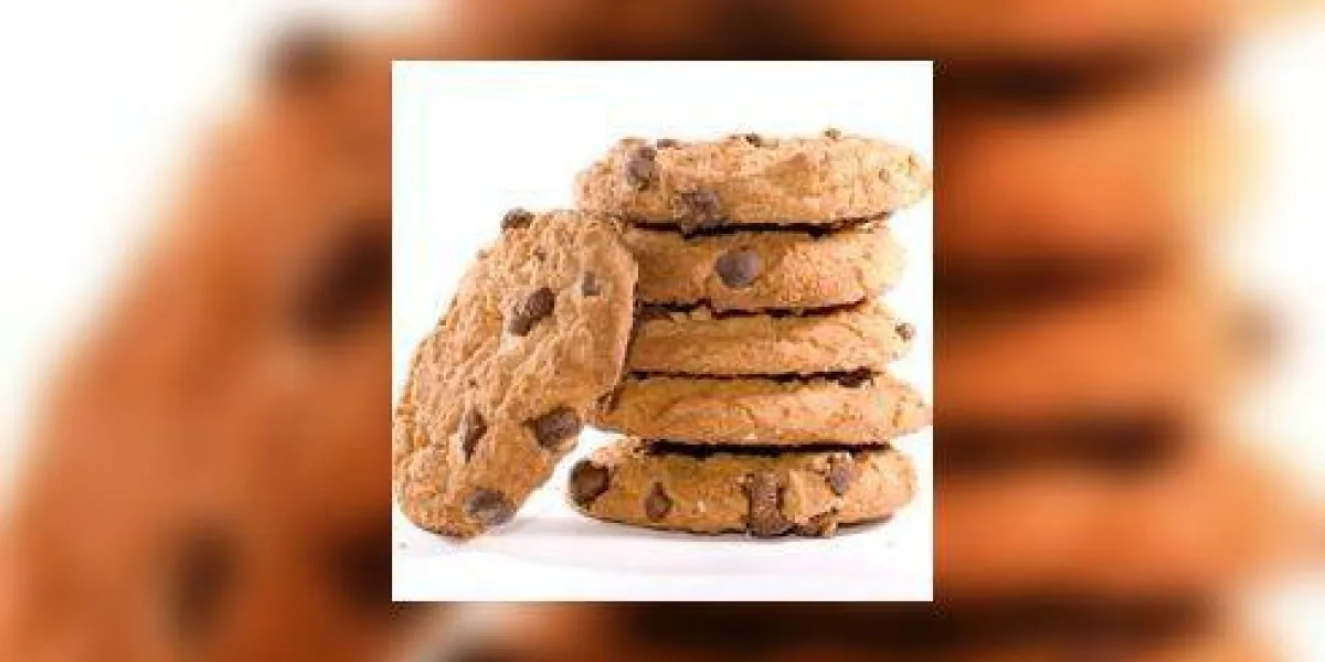 biscuits aux pépites de chocolat fraîchement cuits