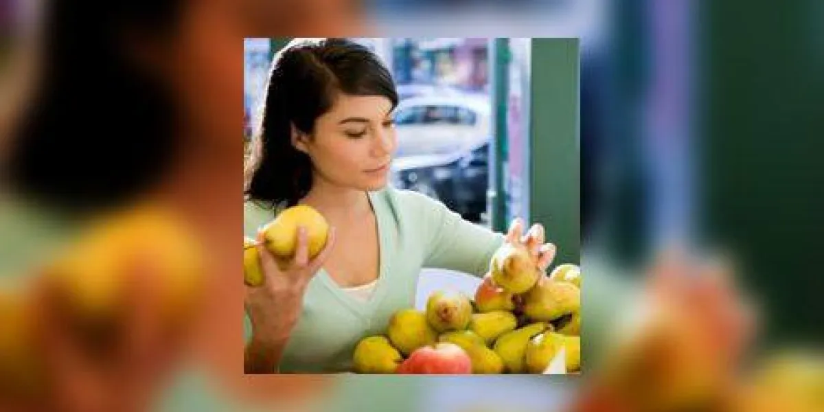 femme épicerie