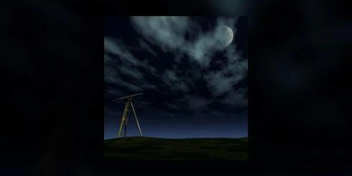 télescope dans la nuit télescope dans la nuit