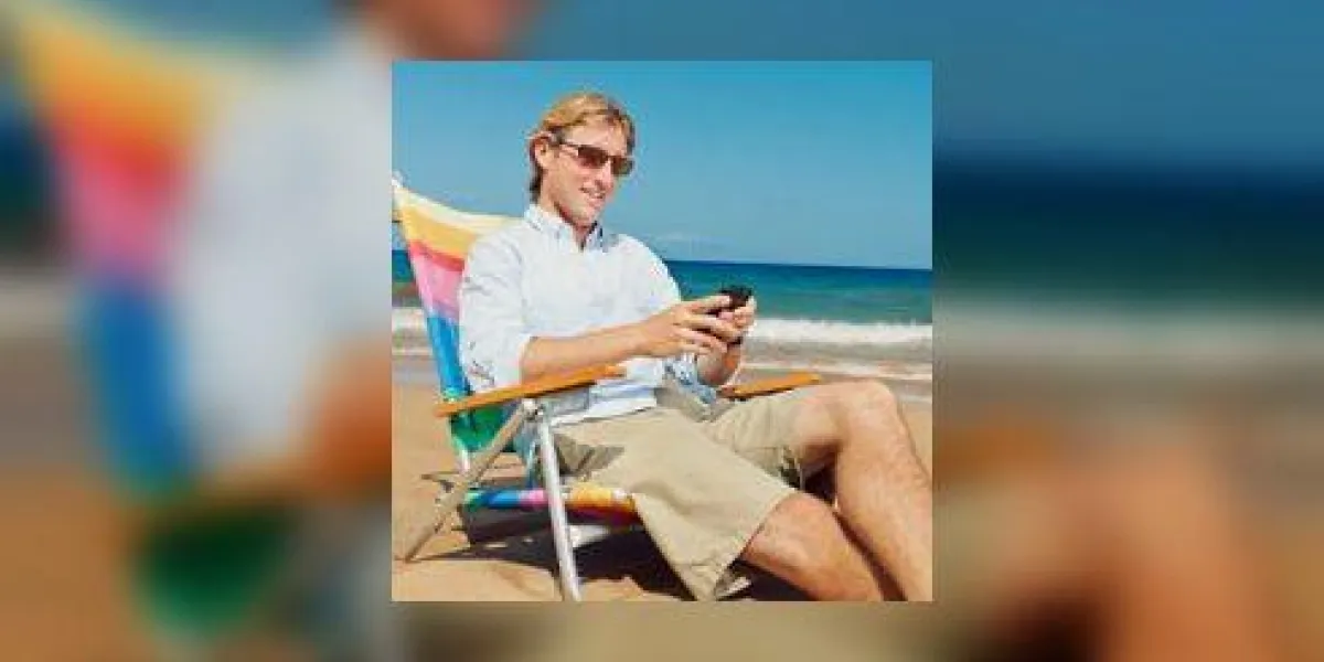 homme d'affaires à la plage homme d'affaires à la plage
