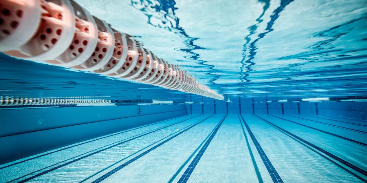 underwater view of swimming pool