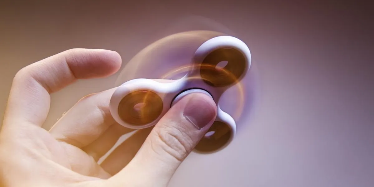 motion blur and glow amazing fidget spinner