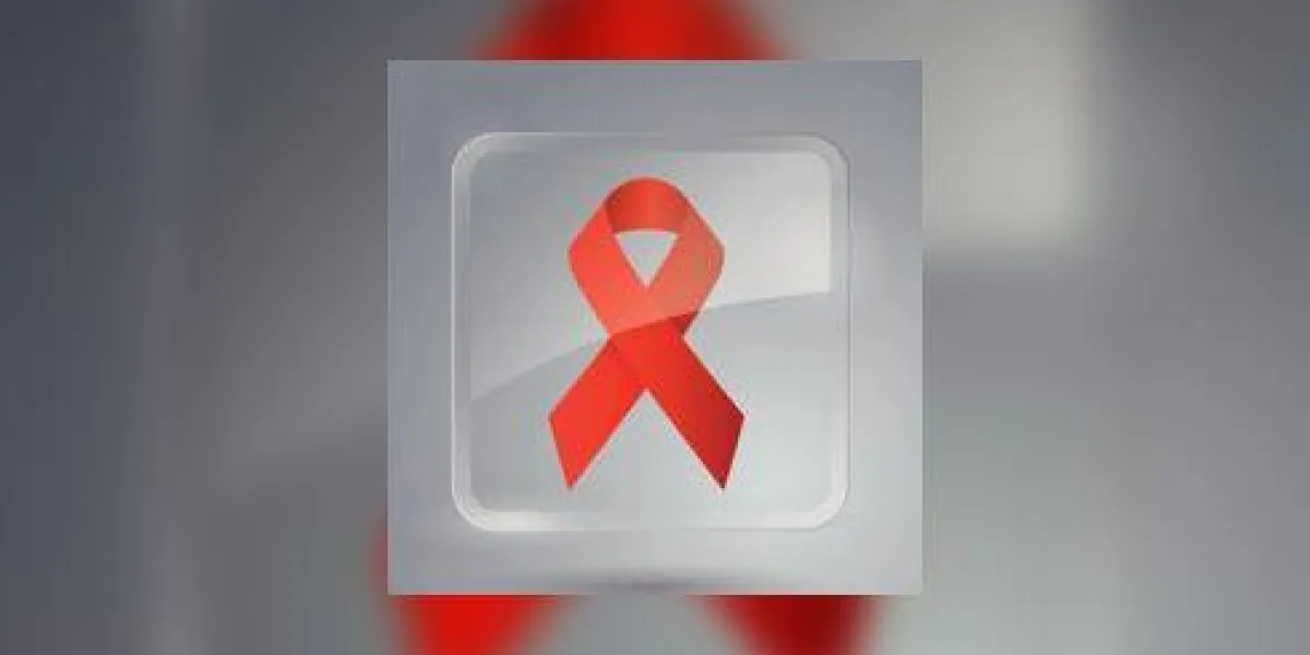 icône de ruban rouge en verre