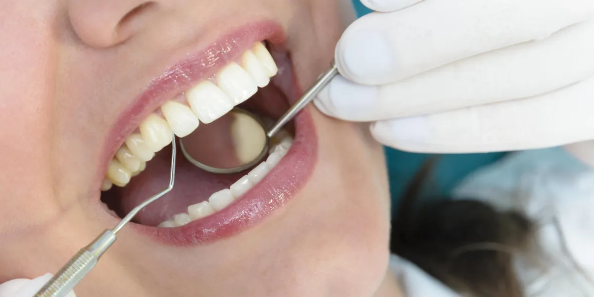 young woman at dental consultation