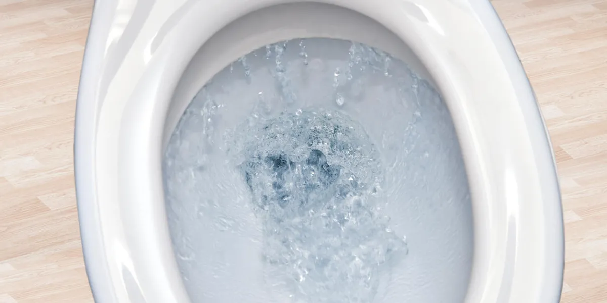 toilet bowl flushing water in bathroom close up toilet bowl flushing water in bathroom close up