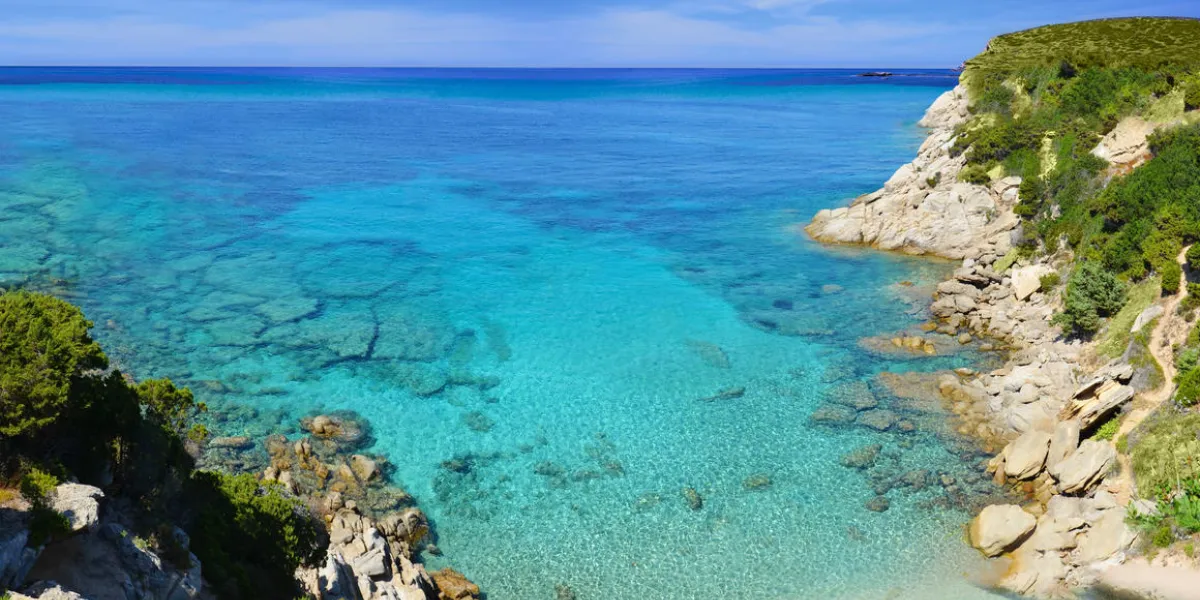 cap camarat, l´escalet beach near st-tropez, cote d'azur, southern france