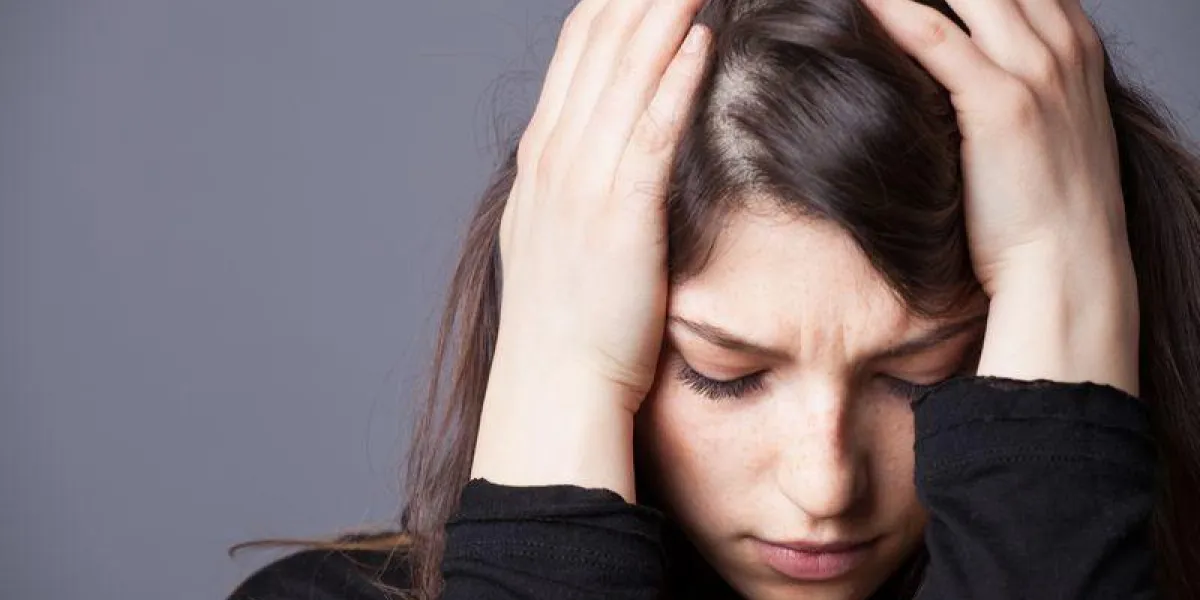 this young woman is going through some tough times