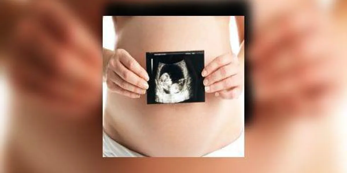 détail, de, femme enceinte, tenue, échographie, balayage