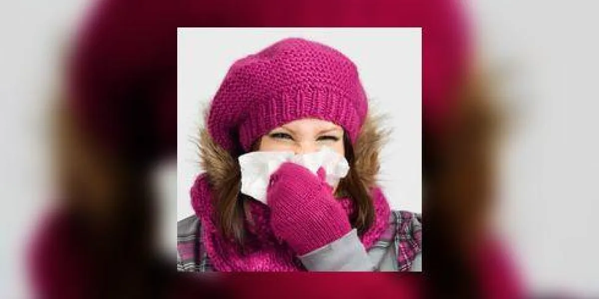jeune fille avec une grippe