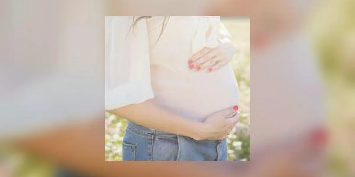femme enceinte heureuse est assis dans le pré de fleurs de camomille, le temps du coucher du soleil, le nouveau concept de vie femme enceinte heureuse est assis dans le pré de fleurs de camomille, le temps du coucher du soleil, le nouveau concept de vie