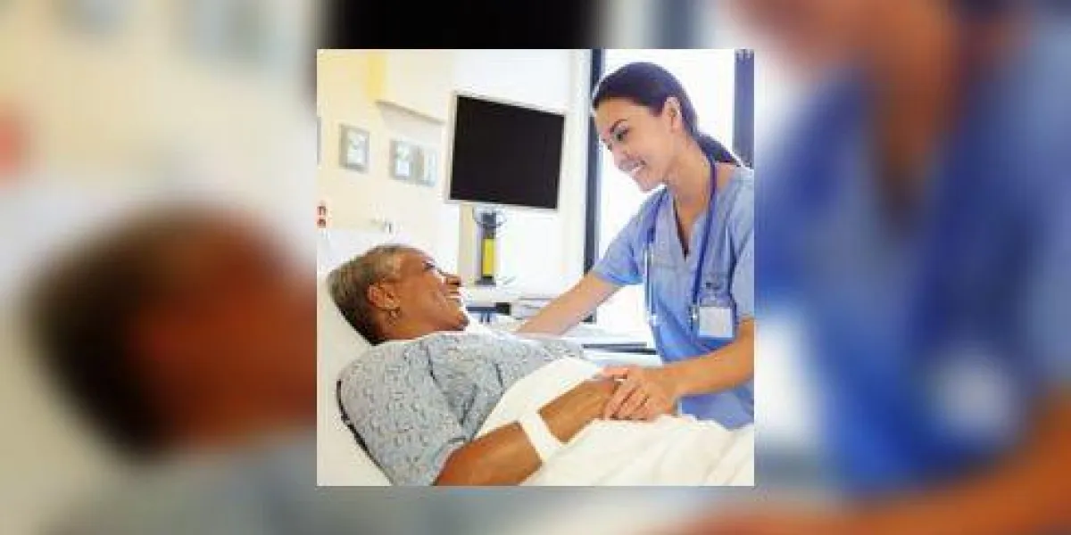 infirmière, parler, haut, femme, hôpital, salle infirmière, parler, haut, femme, hôpital, salle