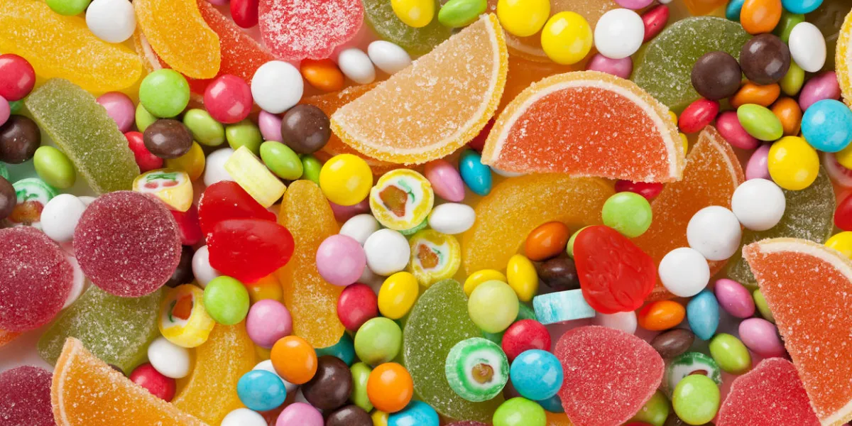colorful candies, jelly and marmalade background colorful candies, jelly and marmalade background