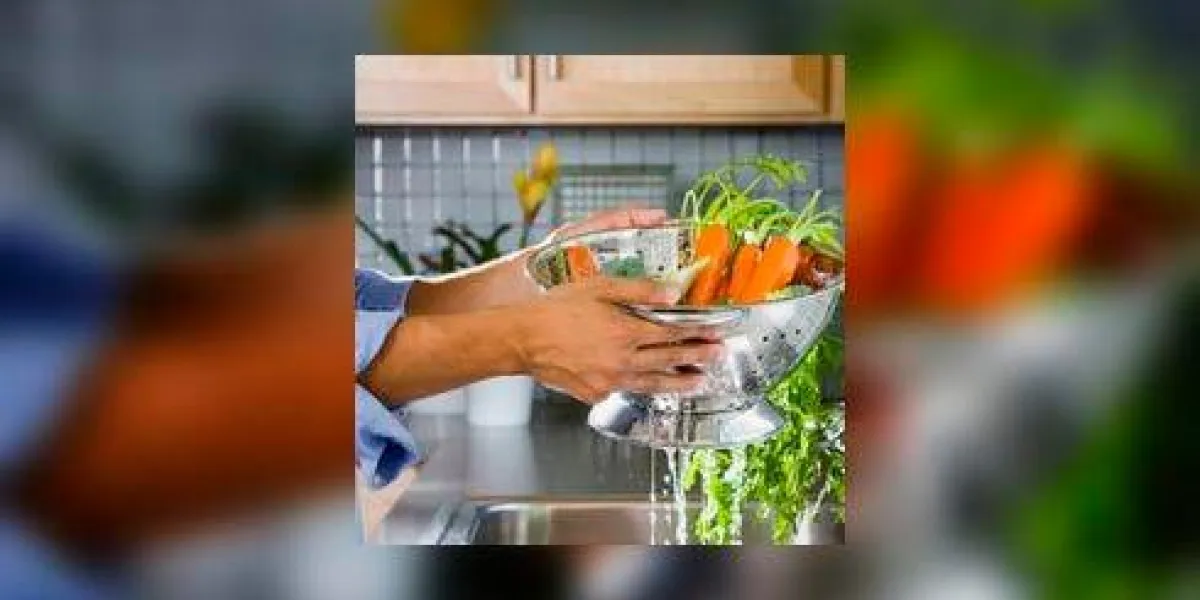 homme, rinçage, carottes homme, rinçage, carottes