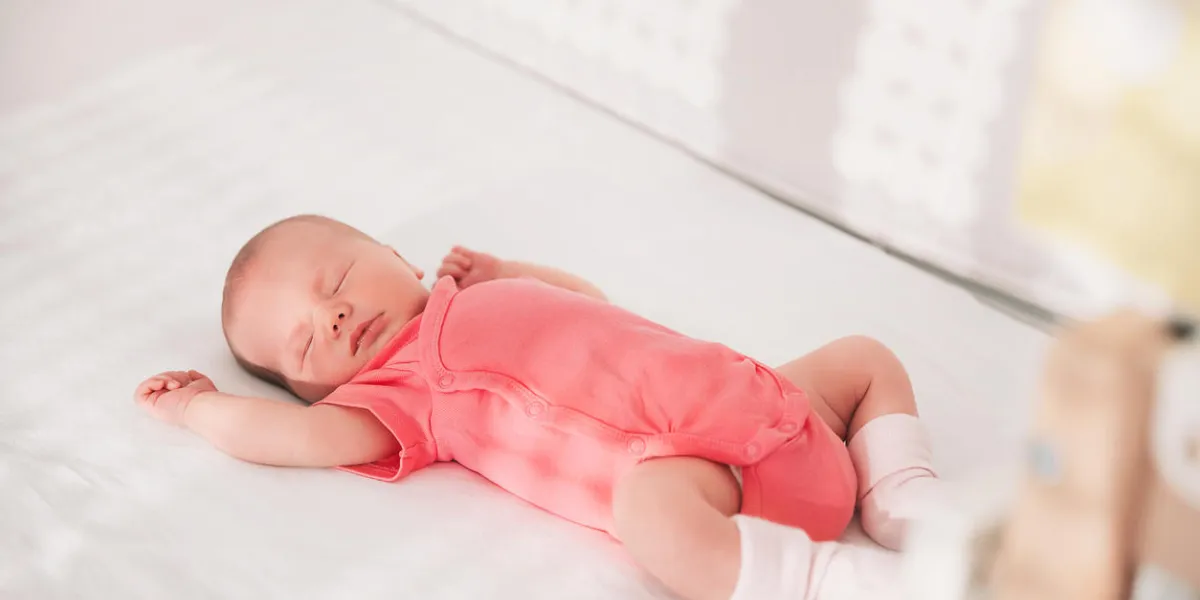 newborn baby girl sleep first days of life cute little newborn child sleeping peacefully
