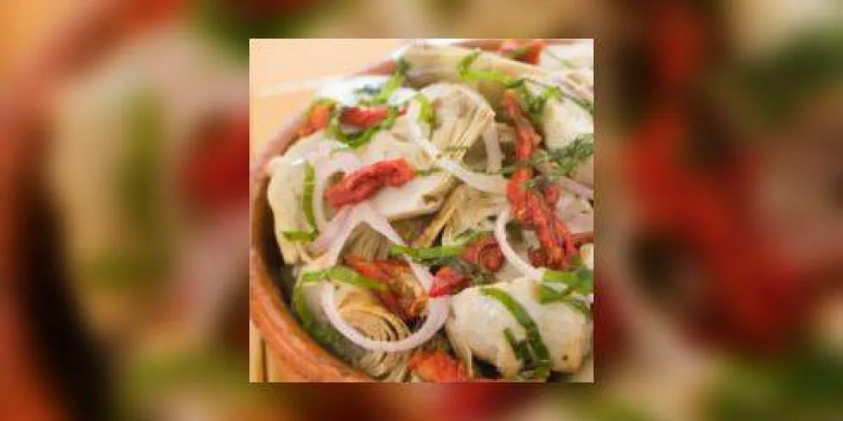 vinaigrette aux artichauts marinés