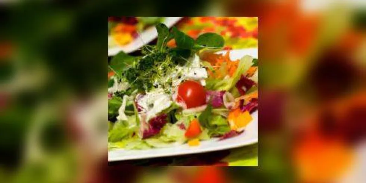 frais, grande salade d'été italien, un coup de près