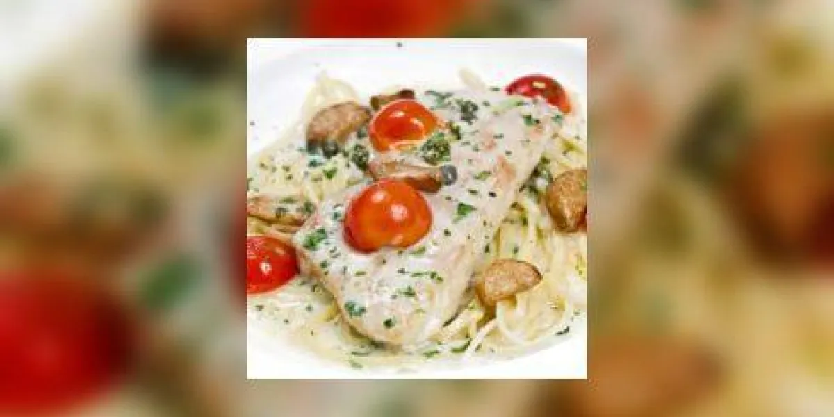 filet de poisson sur spaghetti alfredo filet de poisson sur spaghetti alfredo