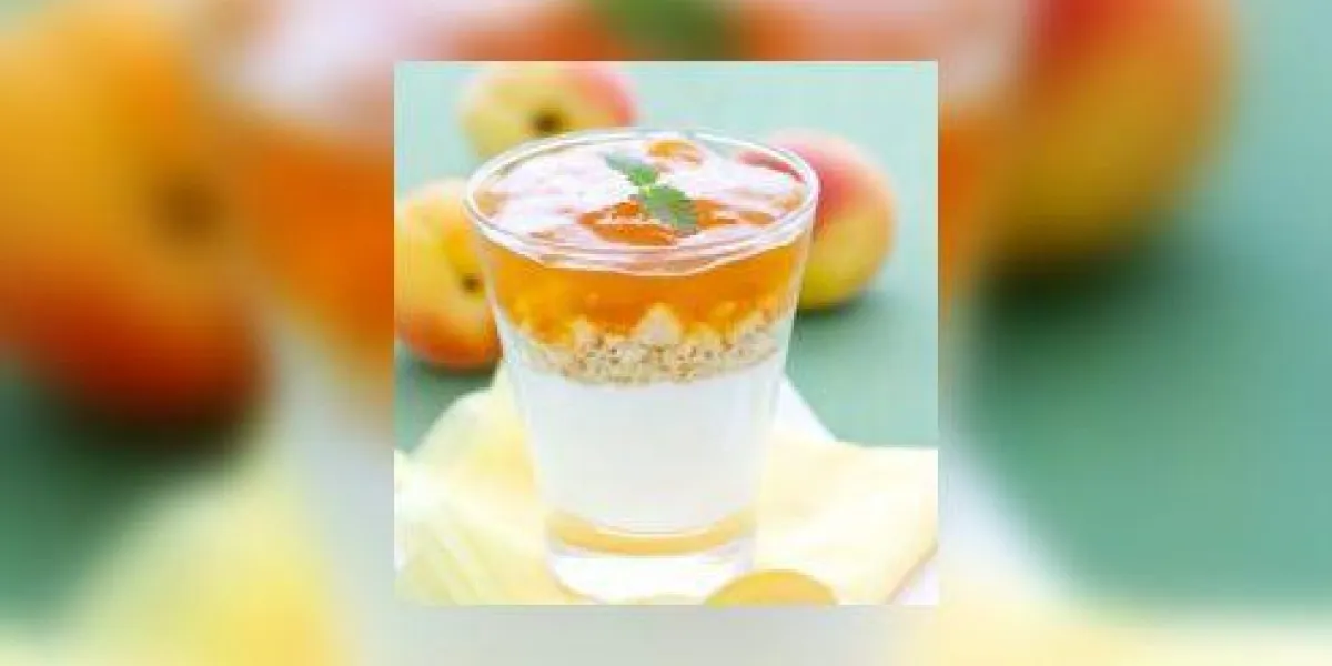 dessert à l'abricot