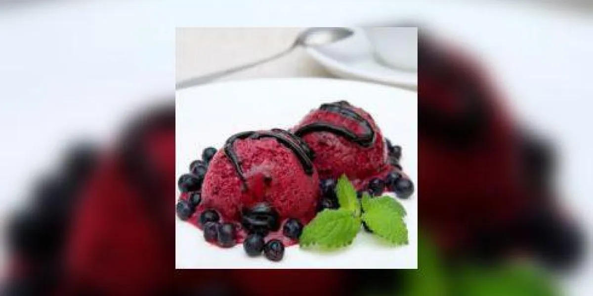 glace à la cassis glace à la cassis