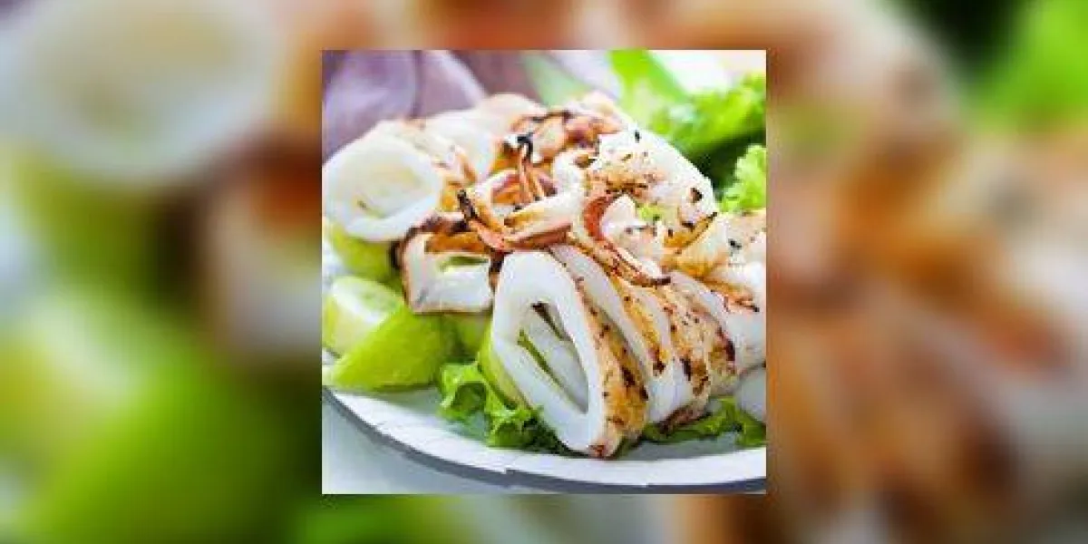 calamars grillés aux légumes