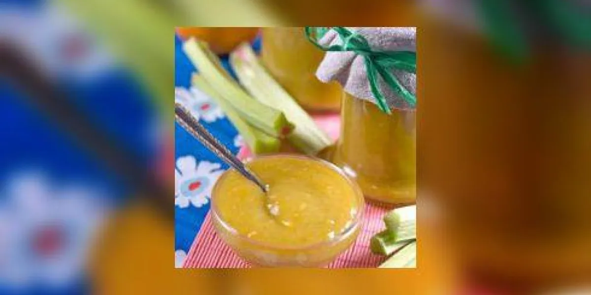 confiture de rhubarbe et d'orange confiture de rhubarbe et d'orange