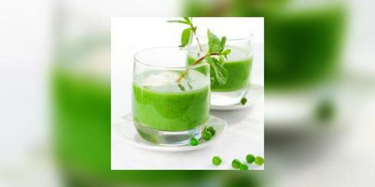 soupe de pois verts