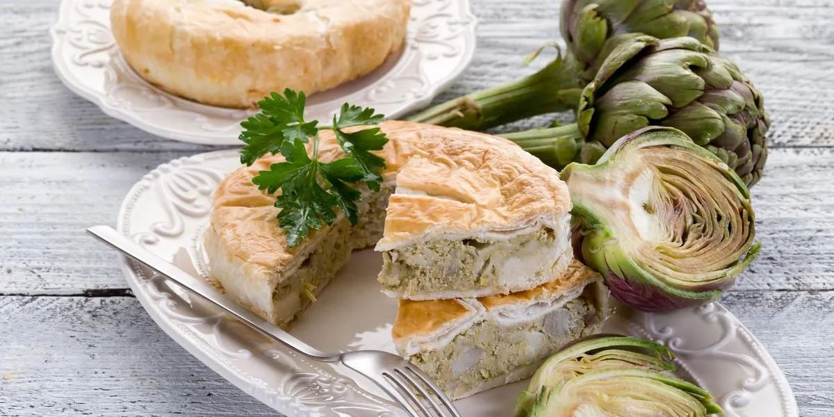 quiche with artichoke-torta salata ai carciofi quiche with artichoke-torta salata ai carciofi
