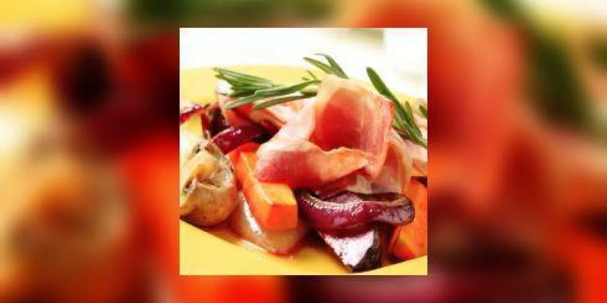 légumes grillés et jambon légumes grillés et jambon