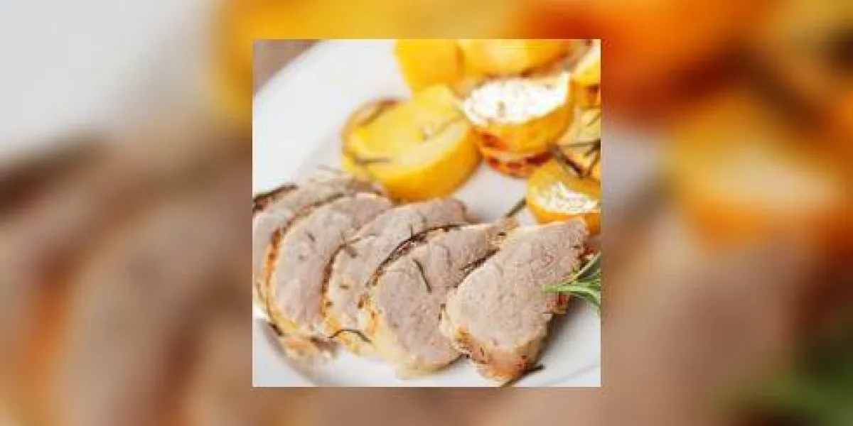 filet de porc avec navet cuit