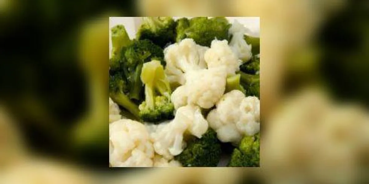 brocoli cuit et chou-fleur
