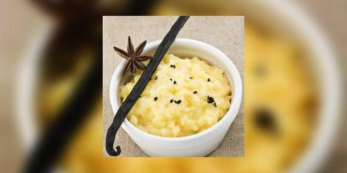 pouding au riz aux épices (vanille, anis étoilé)