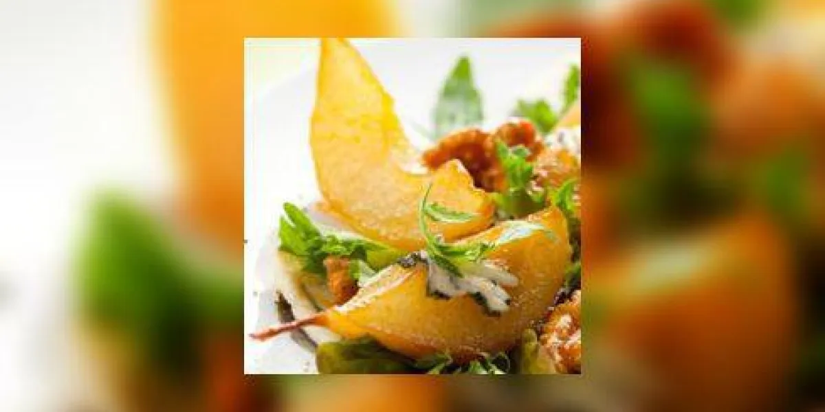 salade aux poires et fromage bleu