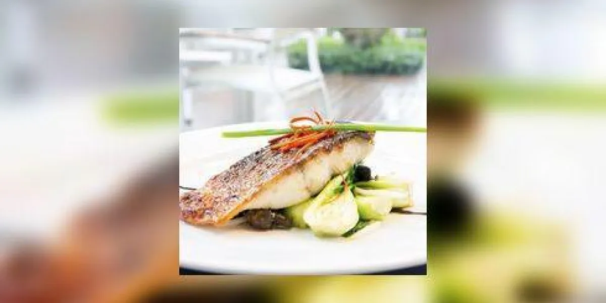 steak de barramundi grillé avec sauce sucrée