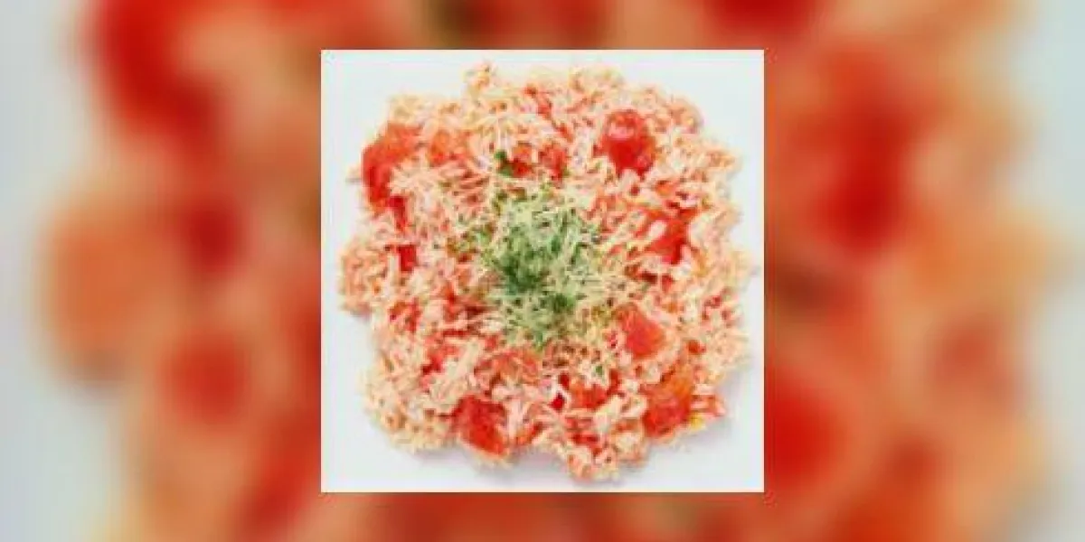 riz aux tomates avec du fromage