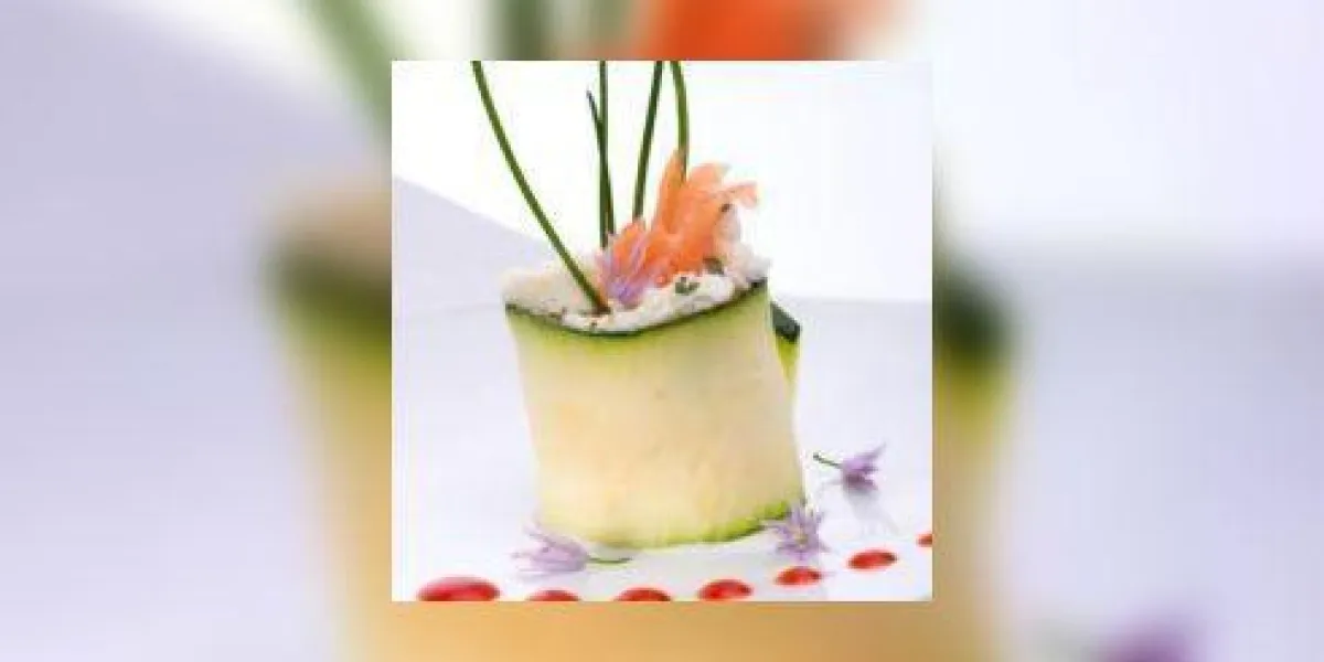 rouleau de courgette au saumon fumé rouleau de courgette au saumon fumé