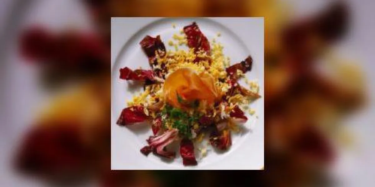 radicchio aux oeufs durs