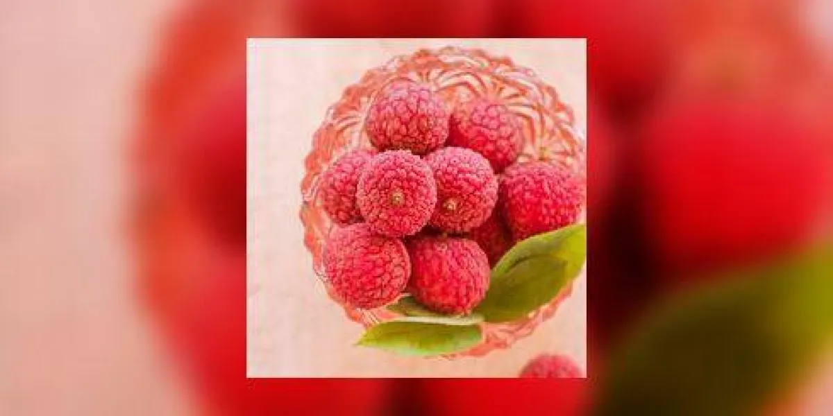 bols de litchis frais