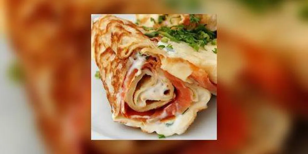 crèpe au saumon