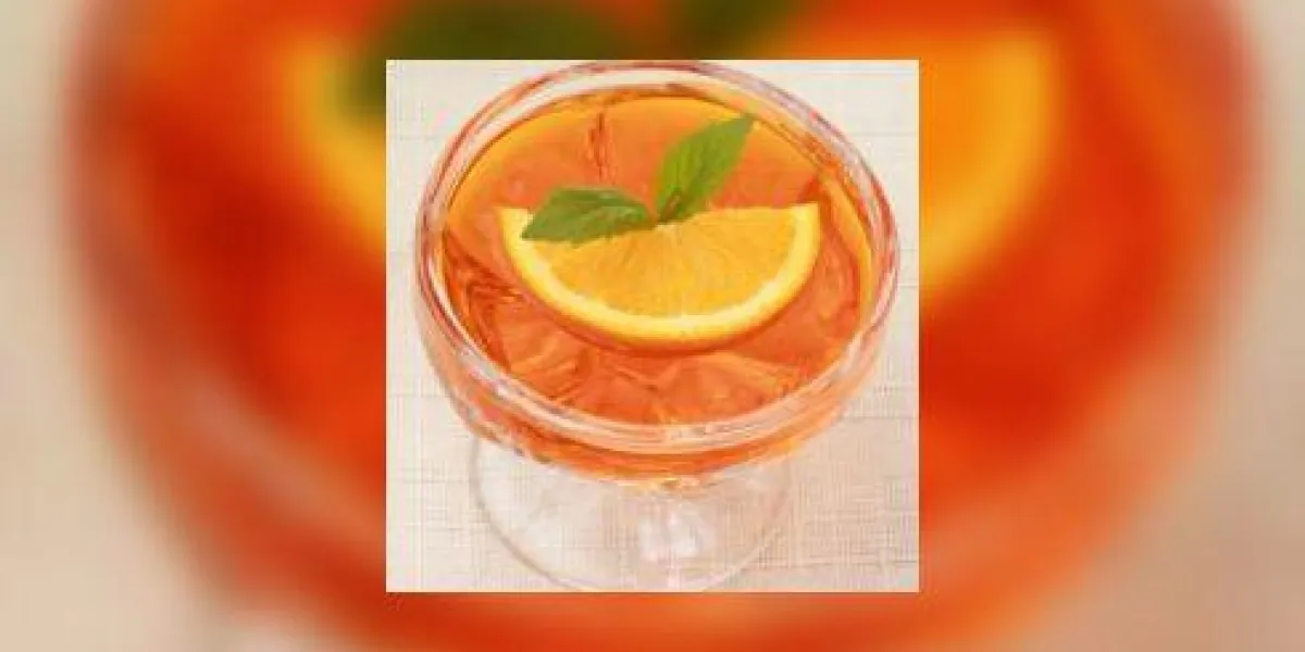 dessert à la gelée d'orange