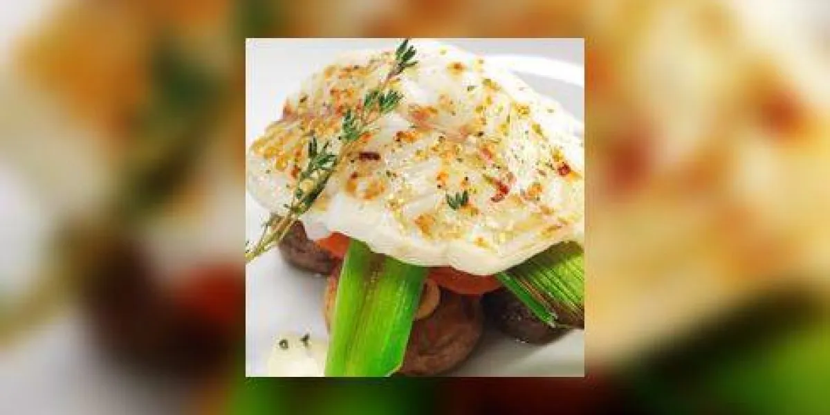 flétan sur légume flétan sur légume