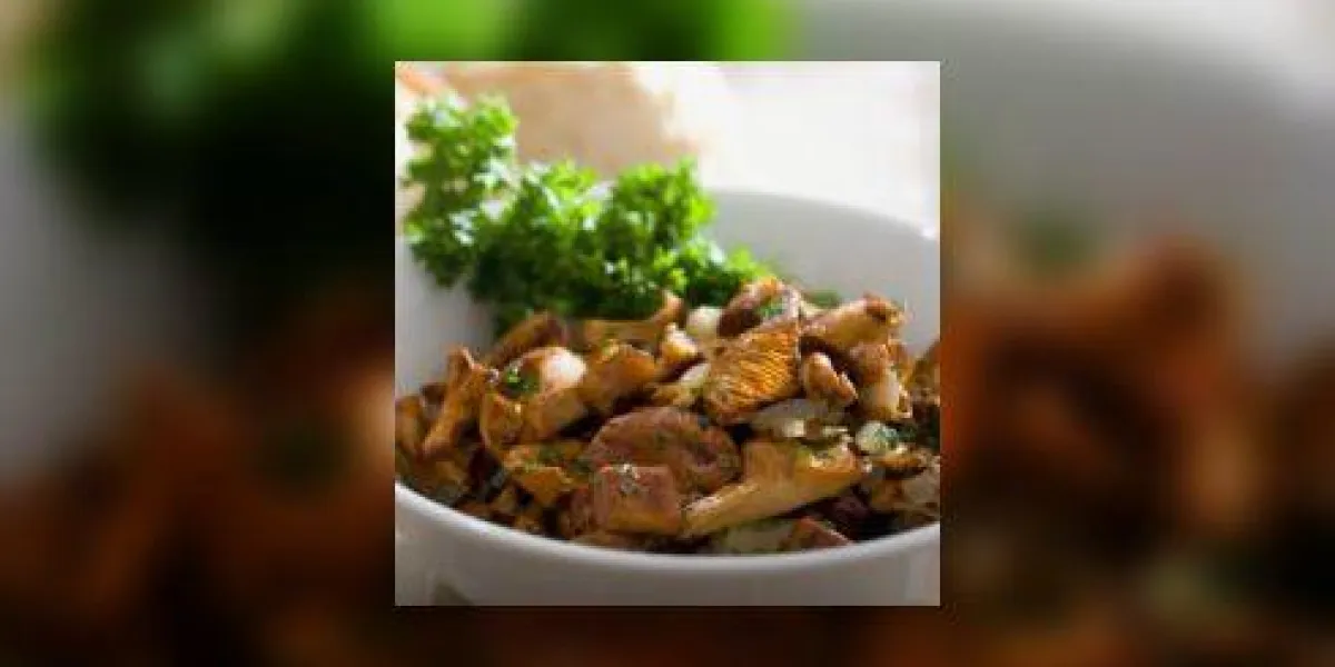 chanterelles préparées