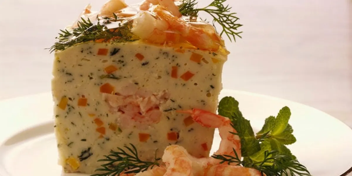fish terrine with shrimps fish terrine with shrimps