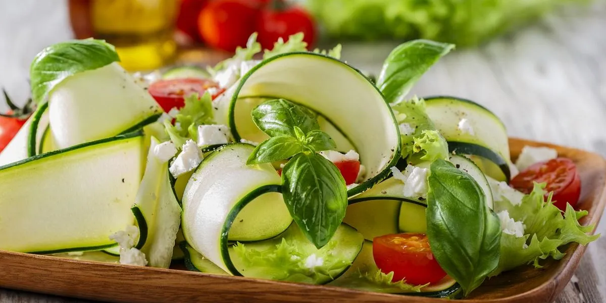 zucchini salad with tomatoes and cheese zucchini salad with tomatoes and cheese