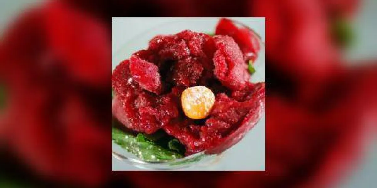 glace à la cerise ou à la fraise