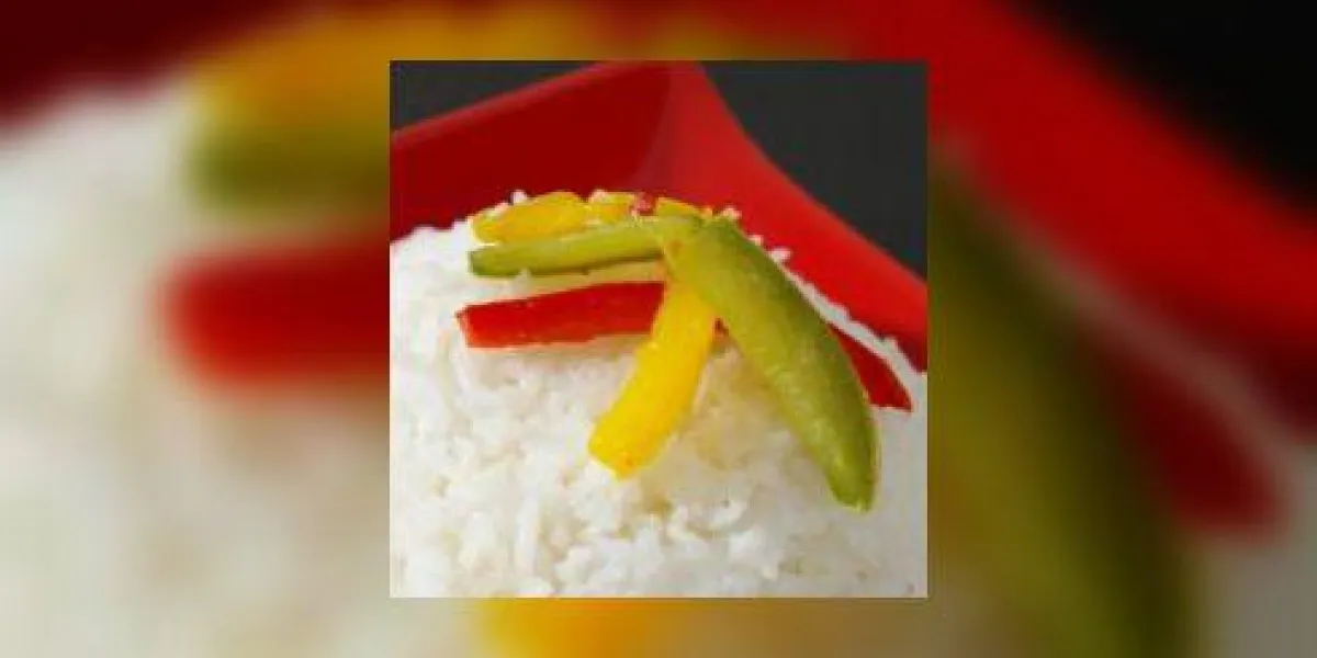 assiette décorée de riz assiette décorée de riz
