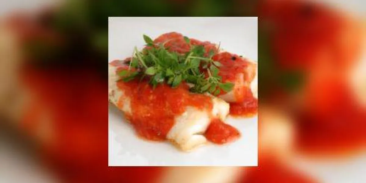 longes de morue cuites avec sauce tomate maison